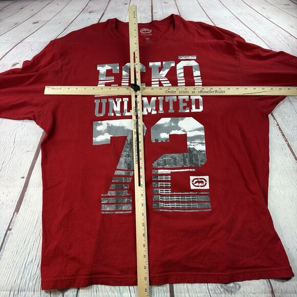 Ecko Unltd T-Shirt Men Logo Graphic Long sleeve XXL - Picture 8 of 10